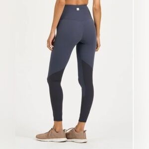 VUORI Colorblock Studio Legging - Azure Blue Grey - Size XS